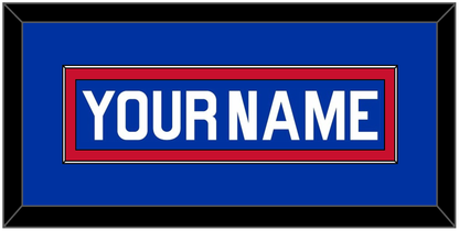 New York Nameplate - Road Blue (1977-1978) - Essential Tier 2
