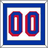 New York Number (Back) - Home White (1990-2004) - Single Mat 1