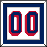 New York Number (Back) - Home White (1947-1976) - Single Mat 1