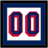 New York Number (Back) - Home White (1947-1976) - Single Mat 1