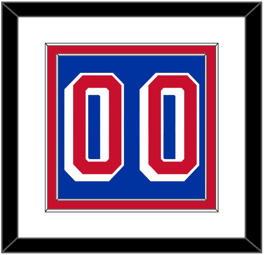 New York Number (Back) - Home Blue - Signature Tier 1