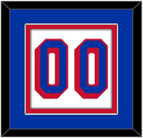 New York Number (Back) - Home White (1990-2004) - Double Mat 2