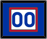 New York Number (Back) - Home White (1976-1978) - Double Mat 2