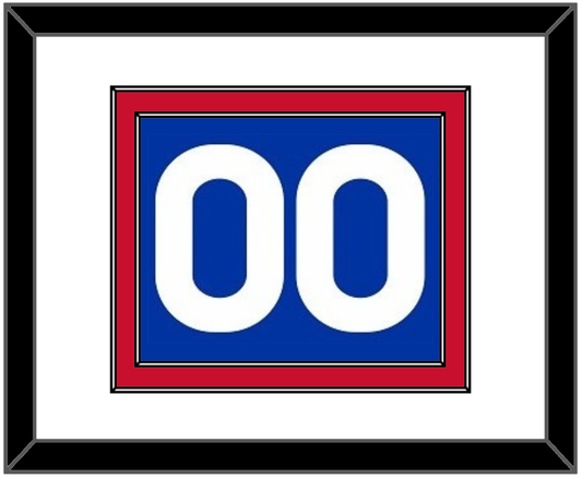 New York Number (Back) - Road Blue (1976-1978) - Signature Tier 1