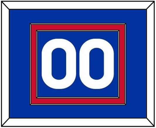 New York Number (Back) - Road Blue (1976-1978) - Signature Tier 2