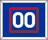 New York Number (Back) - Road Blue (1976-1978) - Double Mat 2