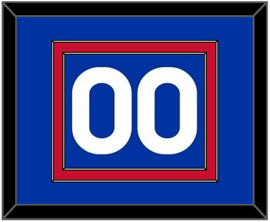New York Number (Back) - Road Blue (1976-1978) - Signature Tier 2