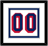 New York Number (Back) - Home White (1947-1976) - Double Mat 1