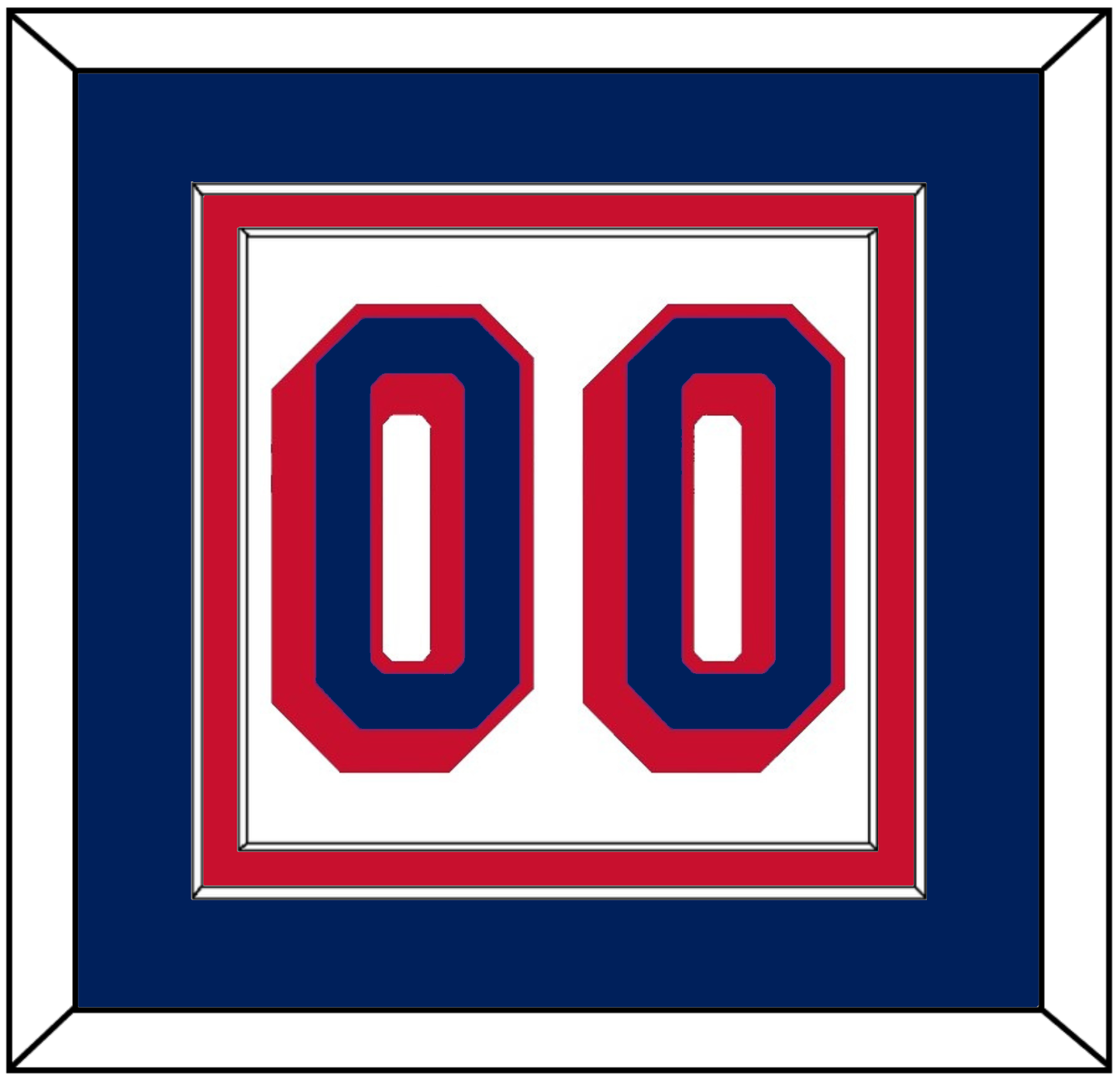 New York Number (Back) - Home White (1947-1976) - Signature Tier 2