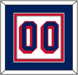 New York Number (Back) - Home White (1947-1976) - Double Mat 2