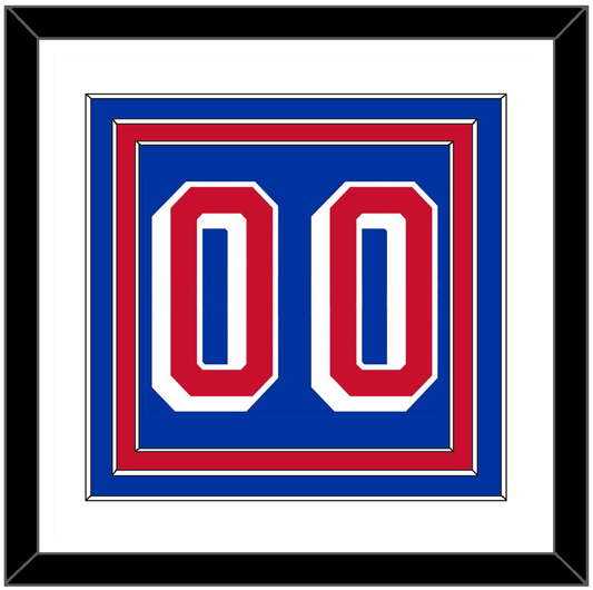 New York Number (Back) - Home Blue - Premier Tier 1