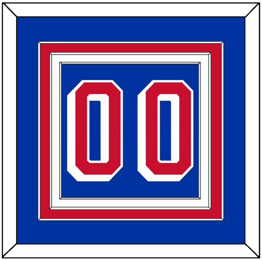 New York Number (Back) - Home Blue - Premier Tier 2