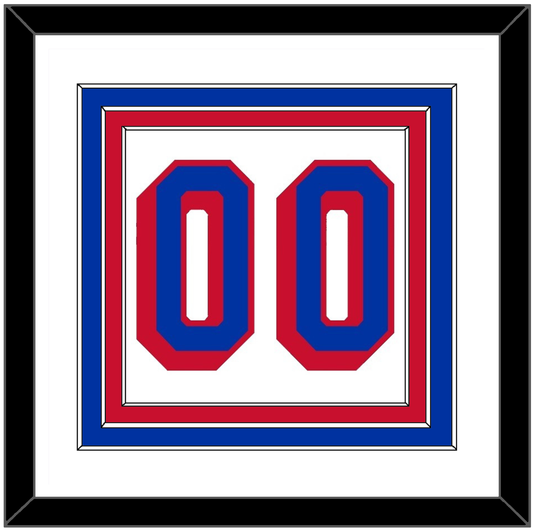 New York Number (Back) - Road White - Premier Tier 1