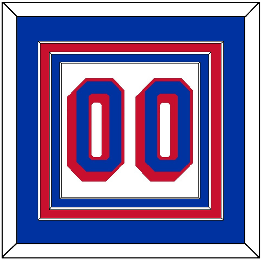 New York Number (Back) - Road White - Premier Tier 2