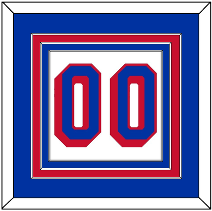 New York Number (Back) - Road White (2004-2017) - Premier Tier 2
