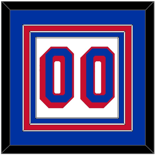 New York Number (Back) - Road White - Premier Tier 2