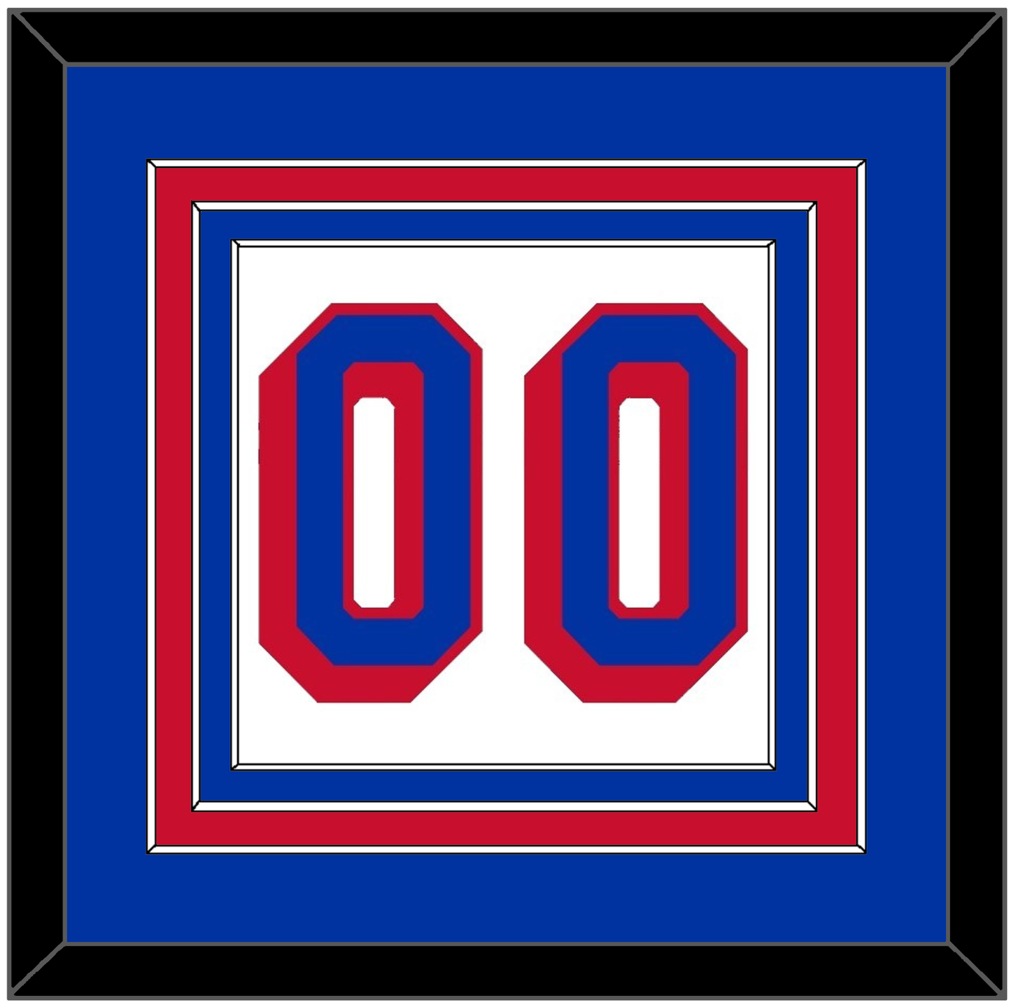 New York Number (Back) - Road White (2004-2017) - Premier Tier 2