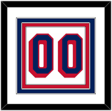 New York Number (Back) - Home White (1947-1976) - Triple Mat 1