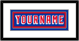 New York Nameplate - Road Blue (1978-1990) - Double Mat 1