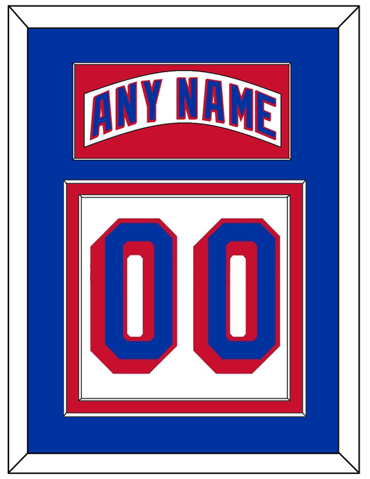 New York Nameplate & Full-Size Number - Split