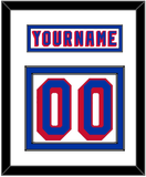 New York Nameplate & Number (Back) - Home White (1978-1990) - Double Mat 1