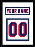 New York Nameplate & Number (Back) - Home White (1970-1976) - Double Mat 1