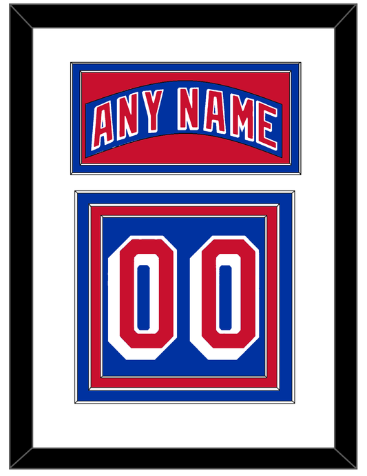 New York Nameplate & Full-Size Number - Split