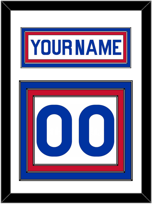 New York Nameplate & Number (Back) - Home White (1976-1978) - Premier Tier 1
