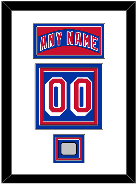 New York Legacy Nameplate & Full-Size Number - Split