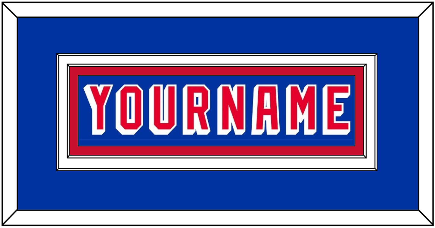 New York Nameplate - Road Blue (1978-1990) - Signature Tier 2