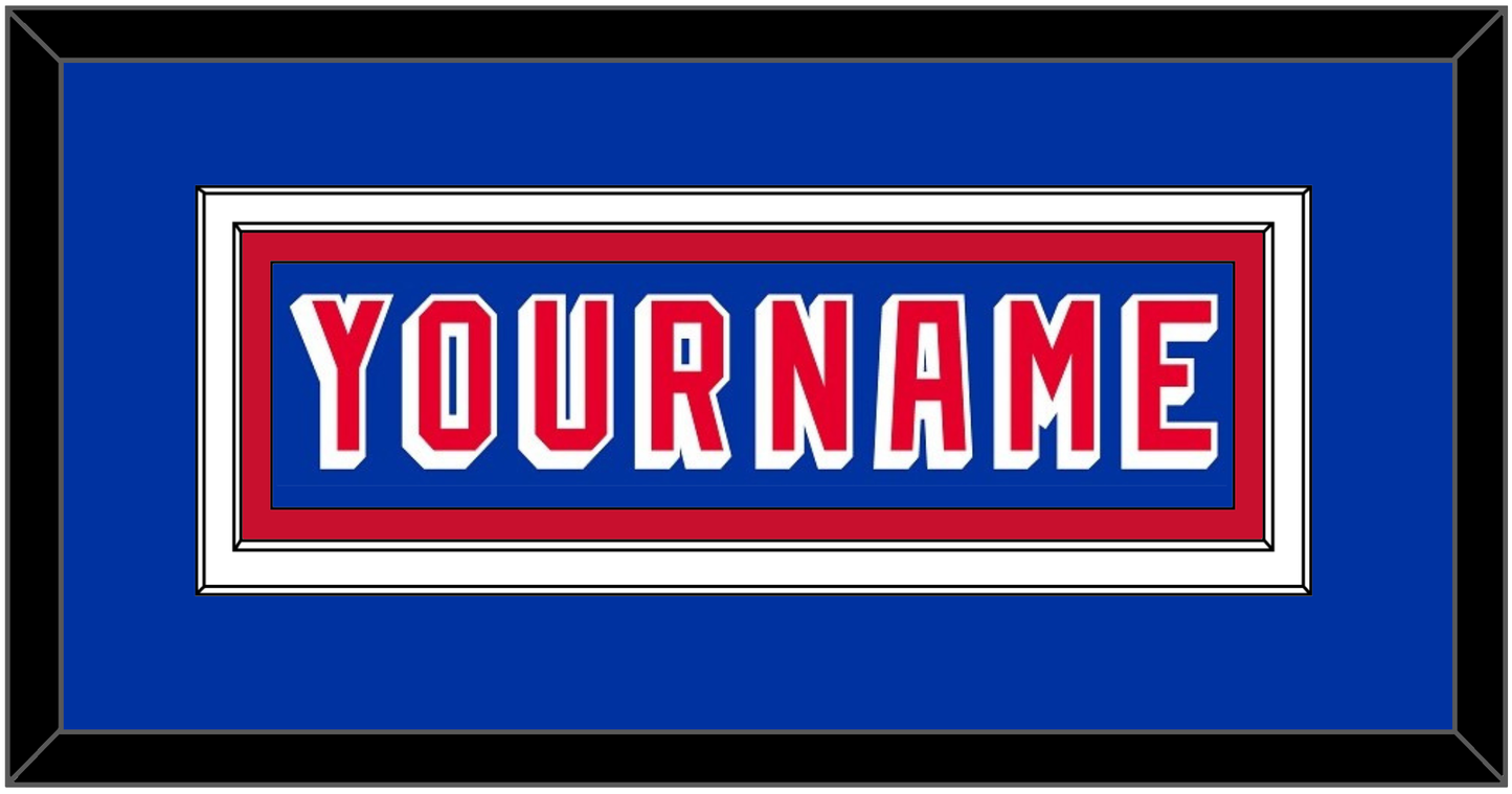 New York Nameplate - Road Blue (1978-1990) - Signature Tier 2