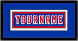 New York Nameplate - Road Blue (1978-1990) - Double Mat 2