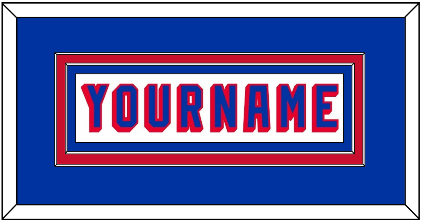 New York Nameplate - Home White (1978-1990) - Signature Tier 2