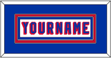 New York Nameplate - Home White (1978-1990) - Double Mat 2