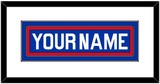 New York Nameplate - Road Blue (1977-1978) - Double Mat 1
