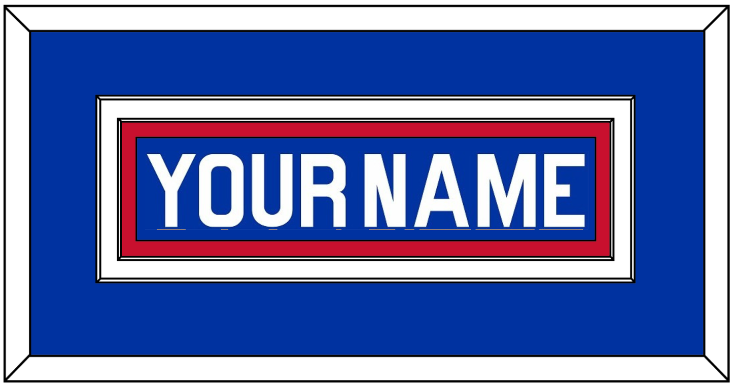New York Nameplate - Road Blue (1977-1978) - Signature Tier 2