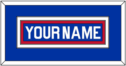 New York Nameplate - Road Blue (1977-1978) - Signature Tier 2