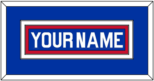 New York Nameplate - Road Blue (1977-1978) - Signature Tier 2
