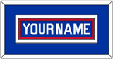 New York Nameplate - Road Blue (1977-1978) - Double Mat 2
