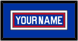 New York Nameplate - Road Blue (1977-1978) - Double Mat 2