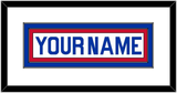 New York Nameplate - Home White (1976-1978) - Double Mat 1
