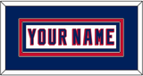 New York Nameplate - Home White (1970-1976) - Double Mat 2