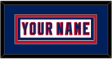 New York Nameplate - Home White (1970-1976) - Double Mat 2