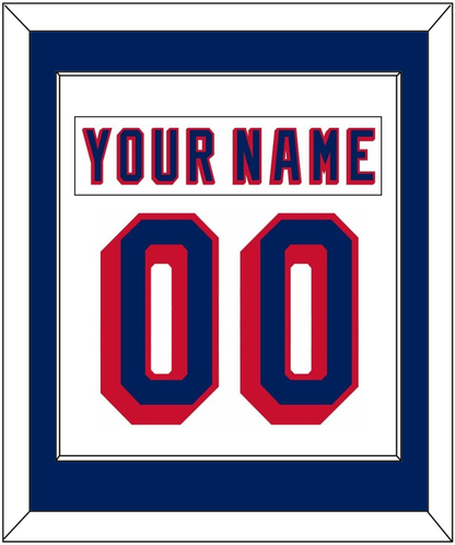 New York Nameplate & Number (Back) Combined - Home White (1970-1976) - Essential Tier 1
