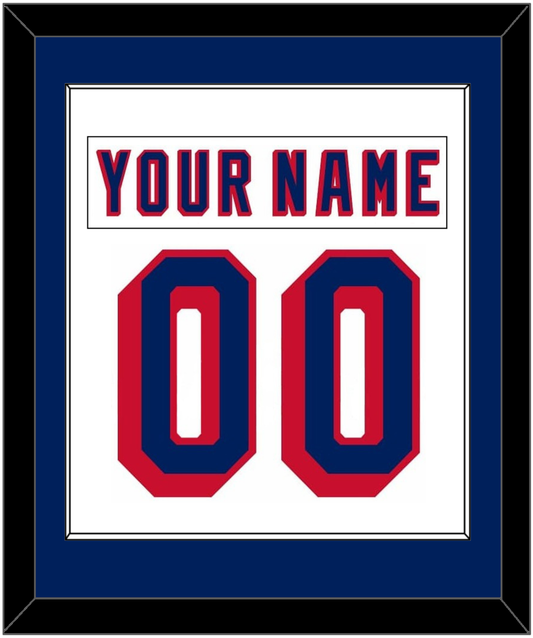 New York Nameplate & Number (Back) Combined - Home White (1970-1976) - Essential Tier 1