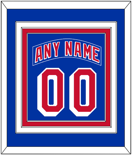 New York Nameplate & Full-Size Number - Combined
