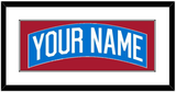 New York Nameplate - Centennial Blue - Single Mat 1