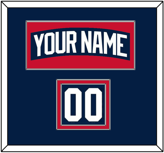 New York Nameplate & Number (Shoulder) - Alternate Blue - Signature Tier 2