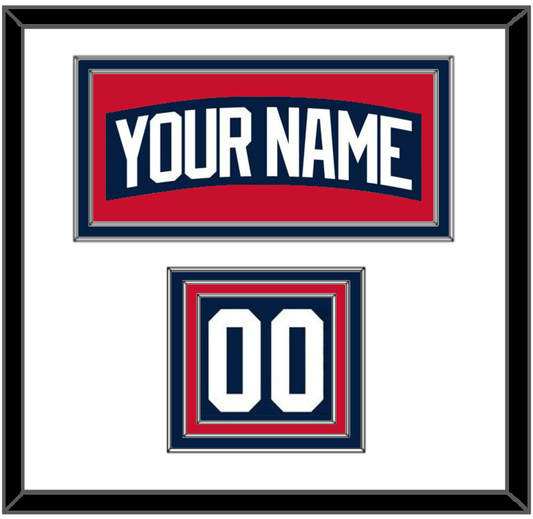 New York Nameplate & Number (Shoulder) - Alternate Blue - Premier Tier 1