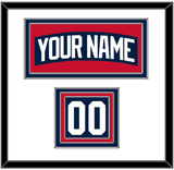 New York Nameplate & Number (Shoulder) - Alternate Blue - Triple Mat 1